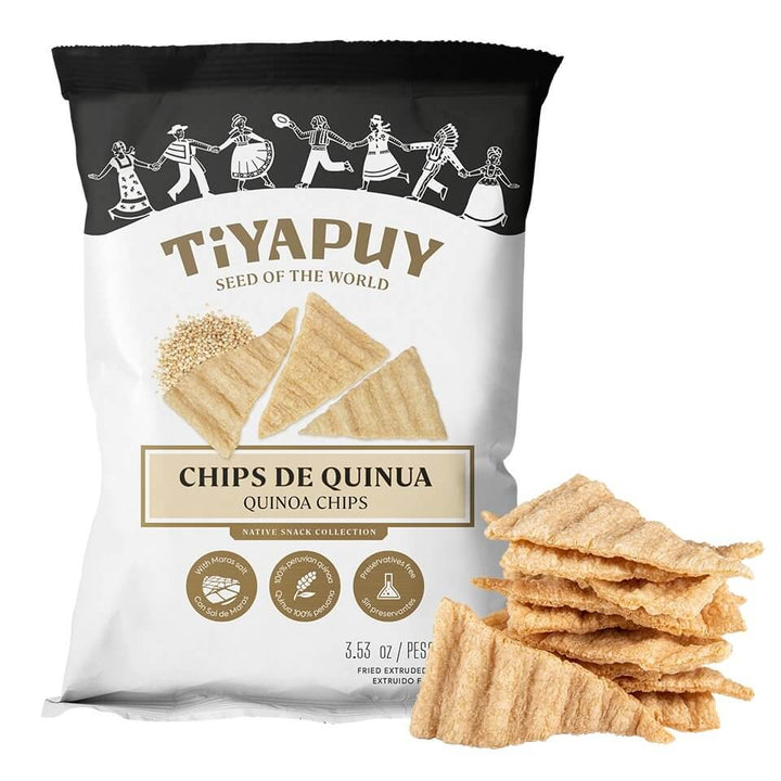 Chips de Quinua Natural Tiyapuy (100 g) - Tiyapuy Foods - Sembrando una nueva historia.