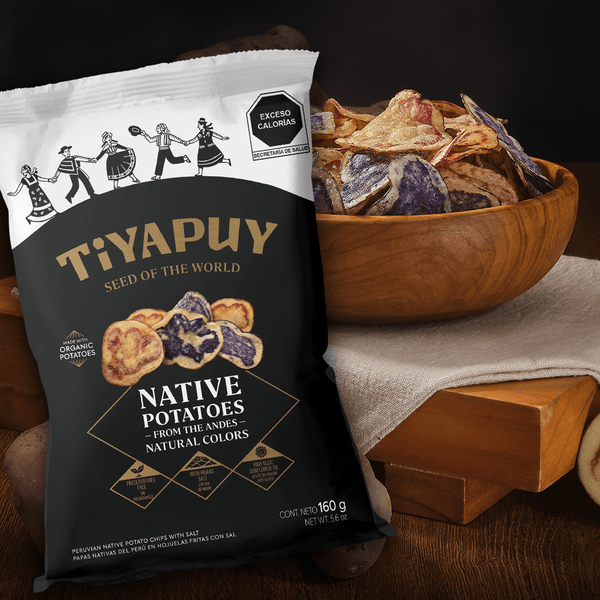 Papas Nativas Mixtas Tiyapuy 40g (1 pieza) - Tiyapuy Foods - Sembrando una nueva historia.