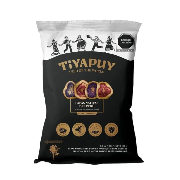 4 PACK - Papas Nativas Mixtas Tiyapuy de 160gr (4pzs) - TIYAPUY MX