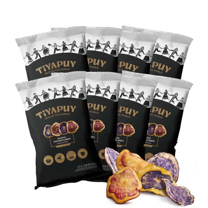 8 pack - Papas Nativas Mixtas Tiyapuy 160gr (8 pieza) - TIYAPUY MX