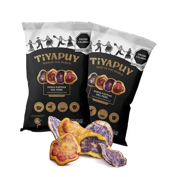 DUO PACK - Papas Nativas Mixtas Tiyapuy de 160gr (4pzs) - TIYAPUY MX