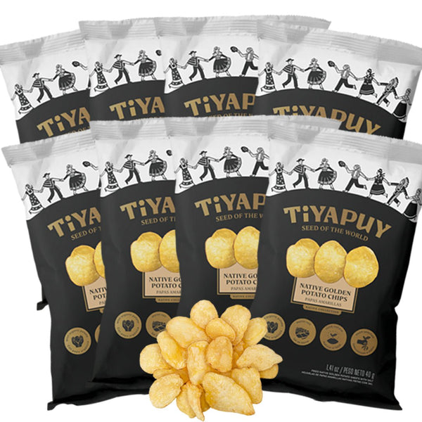 Papas Tiyapuy Amarillas Nativas 160g (Duo Pack) - Tiyapuy Foods México