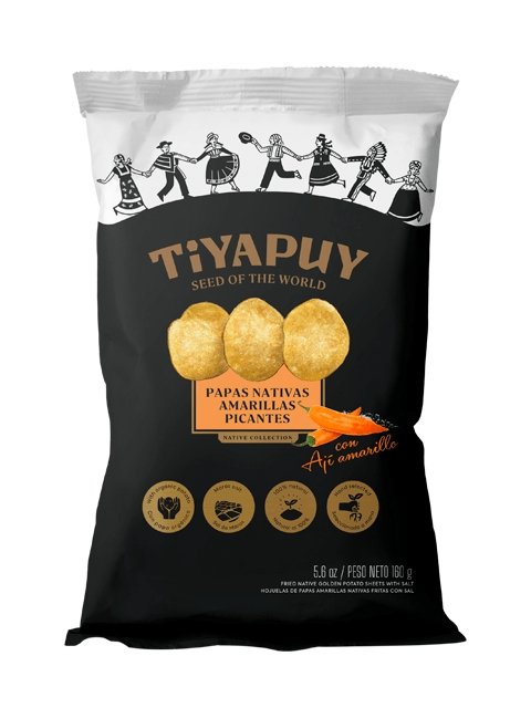 Papas Tiyapuy Amarillas Nativas 160g (Duo Pack) - Tiyapuy Foods México